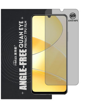 Гидрогелевая пленка антишпион Mietubl Quantum Eye Privacy TPU Film для realme C51