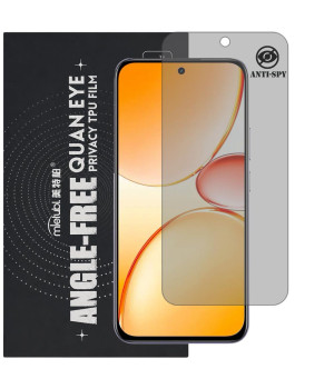 Гидрогелевая пленка антишпион Mietubl Quantum Eye Privacy TPU Film для realme C85 Pro