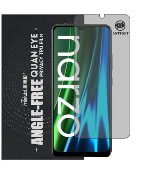 Гидрогелевая пленка антишпион Mietubl Quantum Eye Privacy TPU Film для realme Narzo 50i