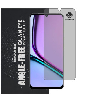 Гидрогелевая пленка антишпион Mietubl Quantum Eye Privacy TPU Film для realme Note 60