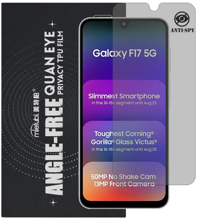 Гідрогелева плівка антишпигун Mietubl Quantum Eye Privacy TPU Film для Samsung Galaxy F17 5G