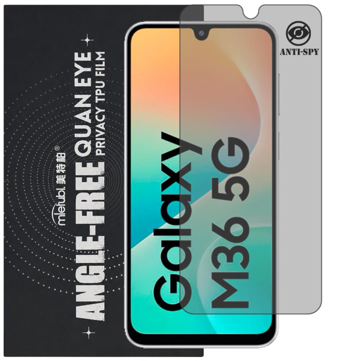 Гідрогелева плівка антишпигун Mietubl Quantum Eye Privacy TPU Film для Samsung Galaxy M36 5G