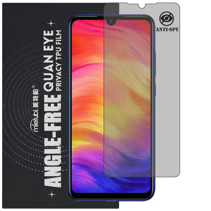 Гидрогелевая пленка антишпион Mietubl Quantum Eye Privacy TPU Film для Redmi Note 7