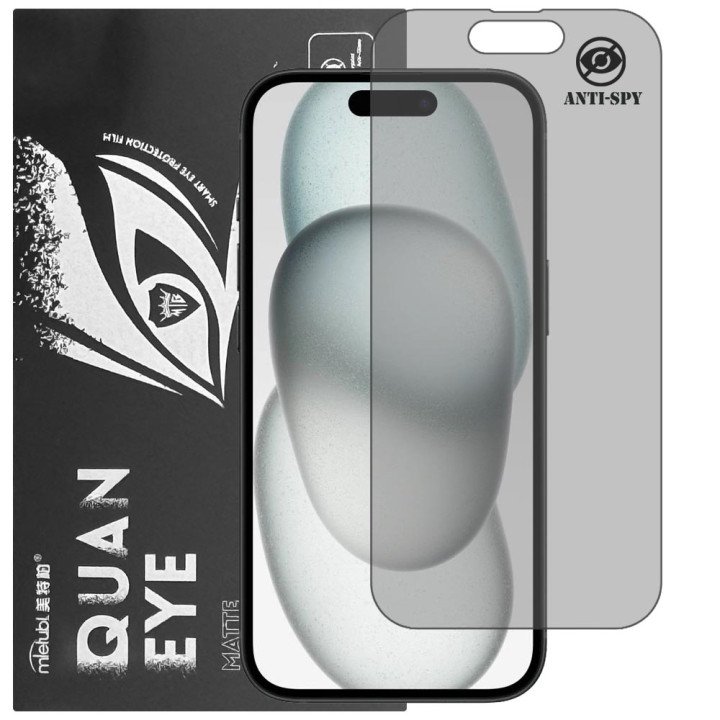 Гідрогелева плівка антишпигун матова Mietubl Quantum Eye Privacy для iPhone 15 Plus