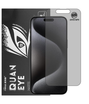 Гидрогелевая пленка антишпион матовая Mietubl Quantum Eye Privacy для iPhone 15 Pro