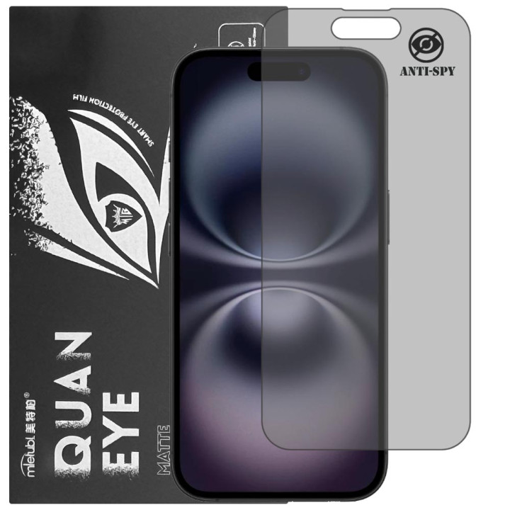 Гідрогелева плівка антишпигун матова Mietubl Quantum Eye Privacy для iPhone 16