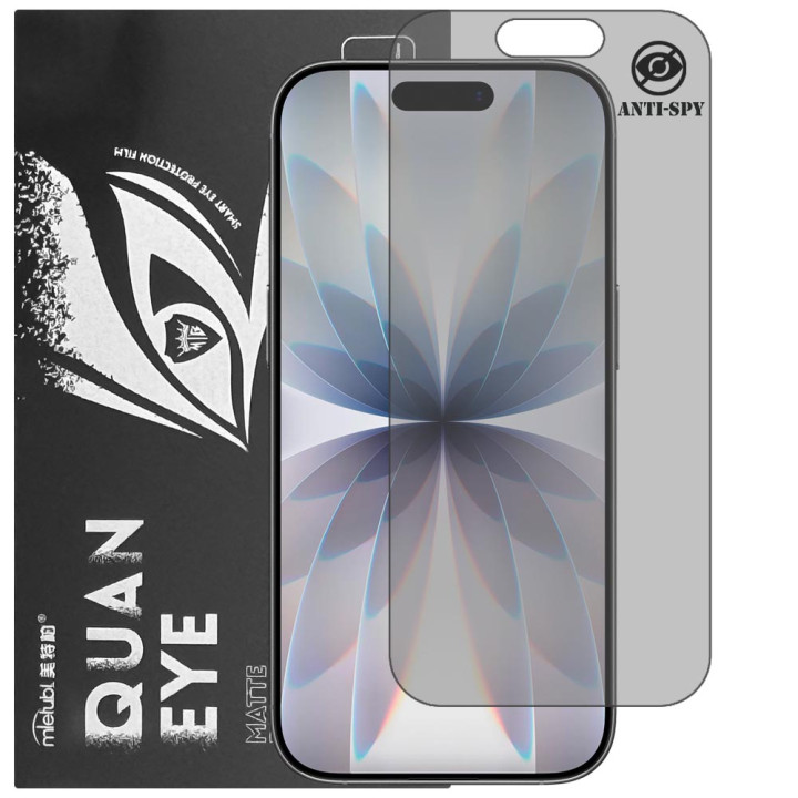 Гідрогелева плівка антишпигун матова Mietubl Quantum Eye Privacy для iPhone 17