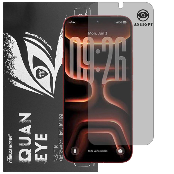 Гідрогелева плівка антишпигун матова Mietubl Quantum Eye Privacy для Infinix Note 60 Ultra