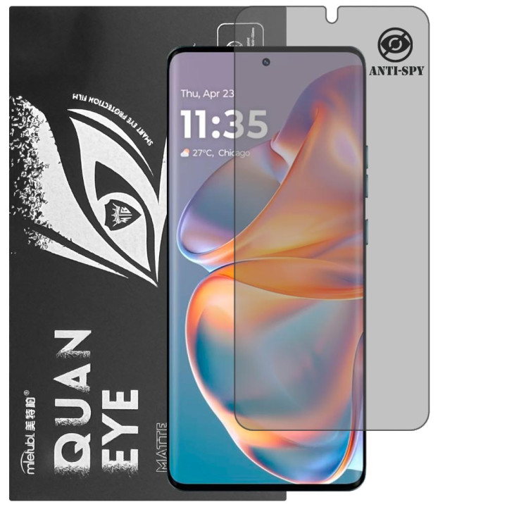 Гідрогелева плівка антишпигун матова Mietubl Quantum Eye Privacy для Motorola Edge 50 Pro