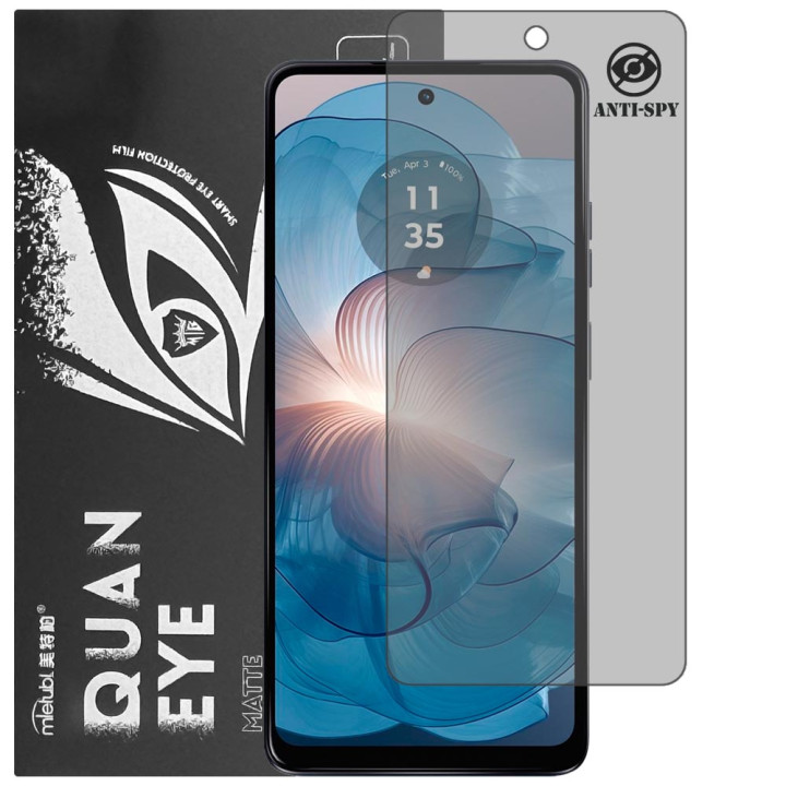 Гідрогелева плівка антишпигун матова Mietubl Quantum Eye Privacy для Motorola Moto G24 Power