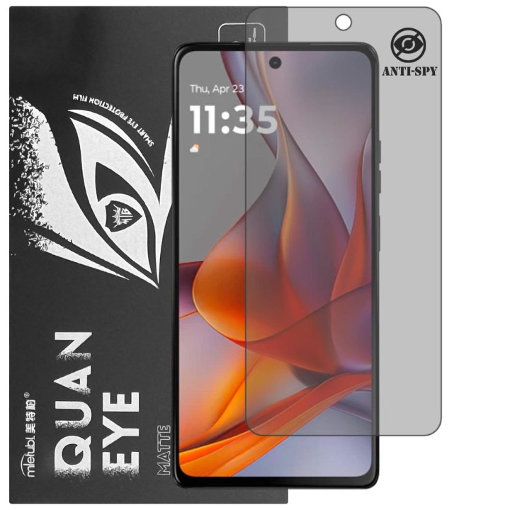 Гідрогелева плівка антишпигун матова Mietubl Quantum Eye Privacy для Motorola Moto G75