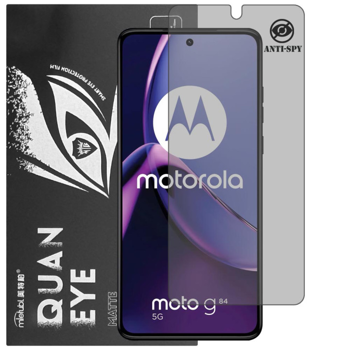 Гідрогелева плівка антишпигун матова Mietubl Quantum Eye Privacy для Motorola Moto G84