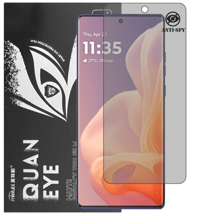 Гідрогелева плівка антишпигун матова Mietubl Quantum Eye Privacy для Motorola Moto G85