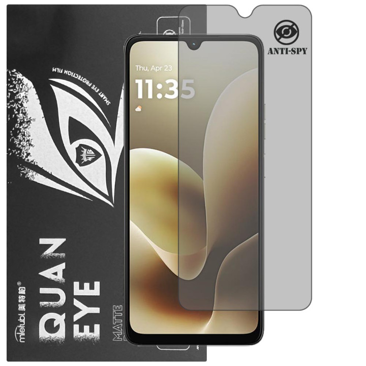 Гідрогелева плівка антишпигун матова Mietubl Quantum Eye Privacy для Motorola Moto G06 Power