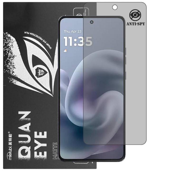 Гідрогелева плівка антишпигун матова Mietubl Quantum Eye Privacy для Motorola Moto G86 Power