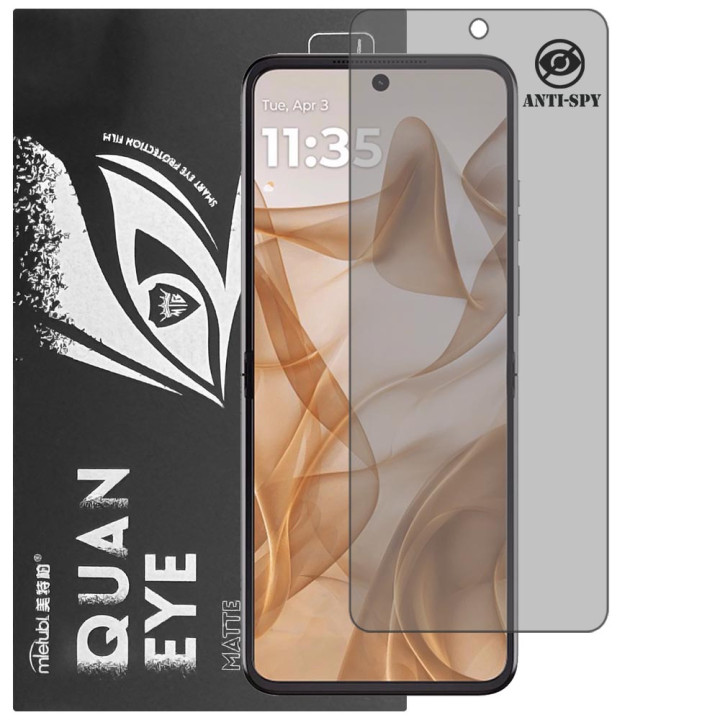 Гідрогелева плівка антишпигун матова Mietubl Quantum Eye Privacy для Motorola Razr 50