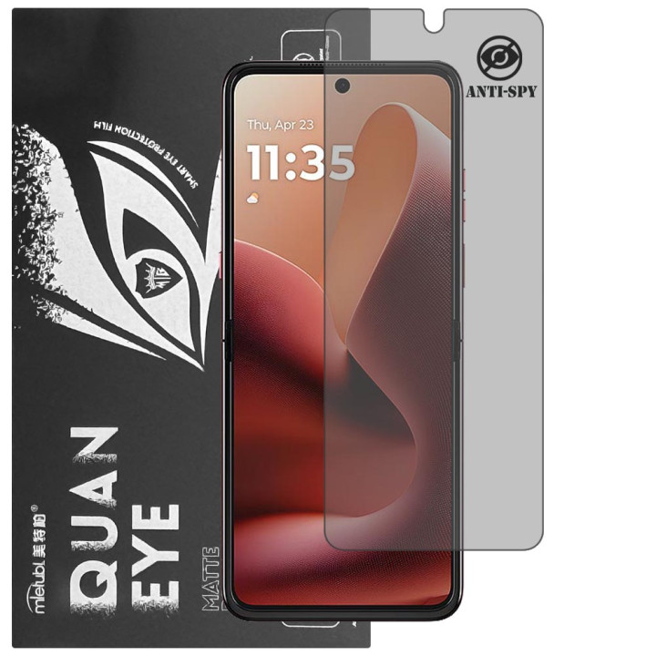 Гідрогелева плівка антишпигун матова Mietubl Quantum Eye Privacy для Motorola Razr 60 Ultra