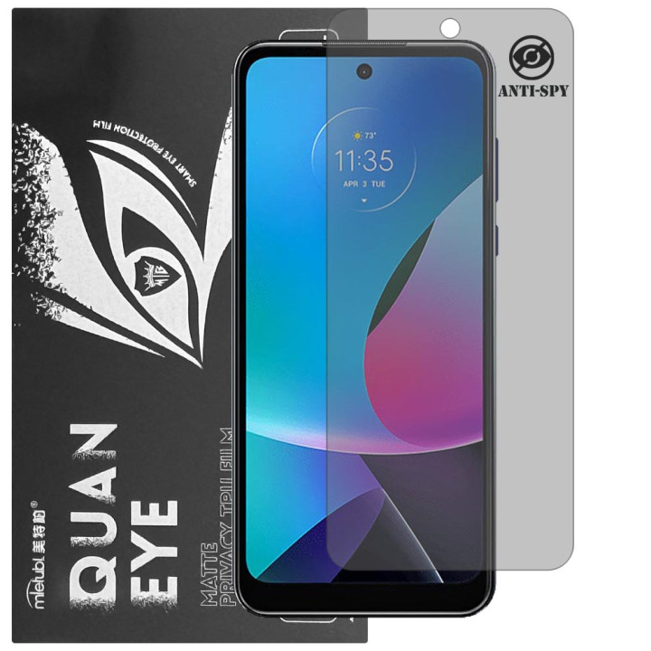 Гідрогелева плівка антишпигун матова Mietubl Quantum Eye Privacy для Motorola Moto G Play 2023