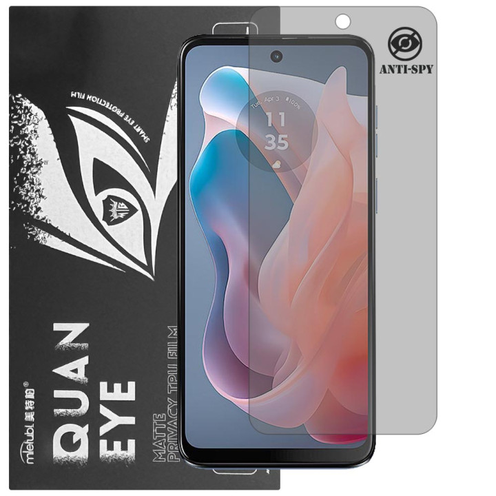 Гідрогелева плівка антишпигун матова Mietubl Quantum Eye Privacy для Motorola Moto G Play 2024