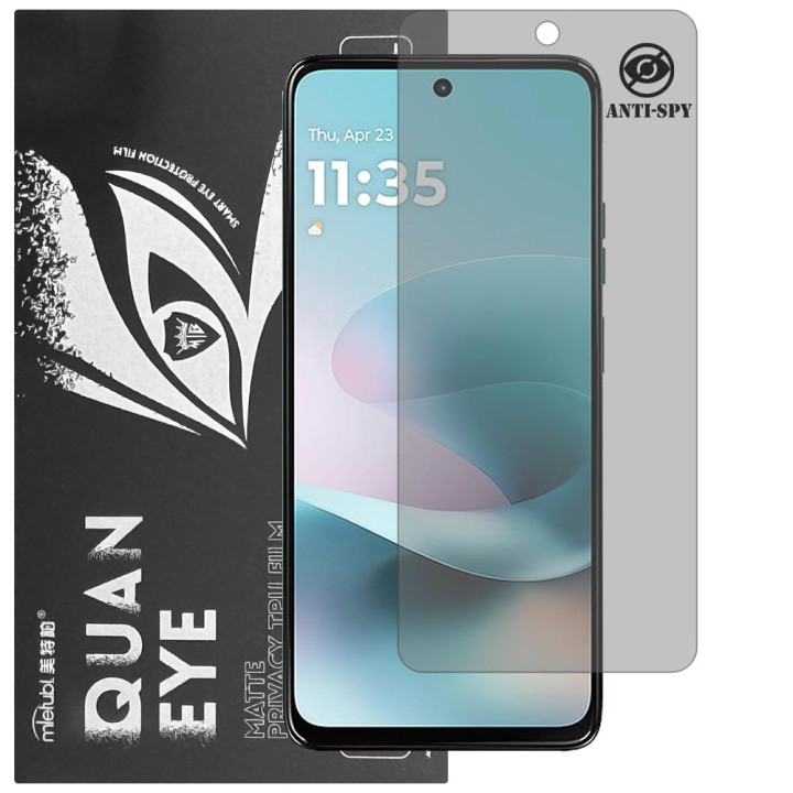 Гідрогелева плівка антишпигун матова Mietubl Quantum Eye Privacy для Motorola Moto G100 Pro