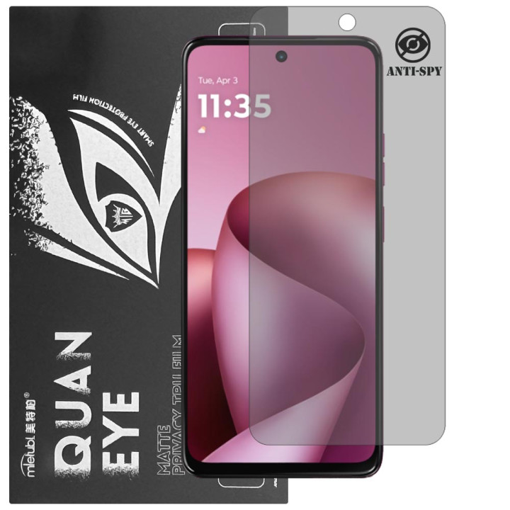 Гідрогелева плівка антишпигун матова Mietubl Quantum Eye Privacy для Motorola Moto G47