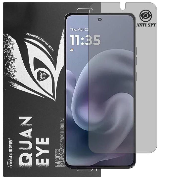 Гідрогелева плівка антишпигун матова Mietubl Quantum Eye Privacy для Motorola Moto G67
