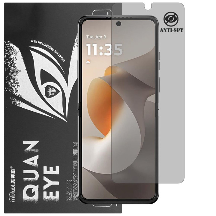 Гідрогелева плівка антишпигун матова Mietubl Quantum Eye Privacy для Motorola Razr 70