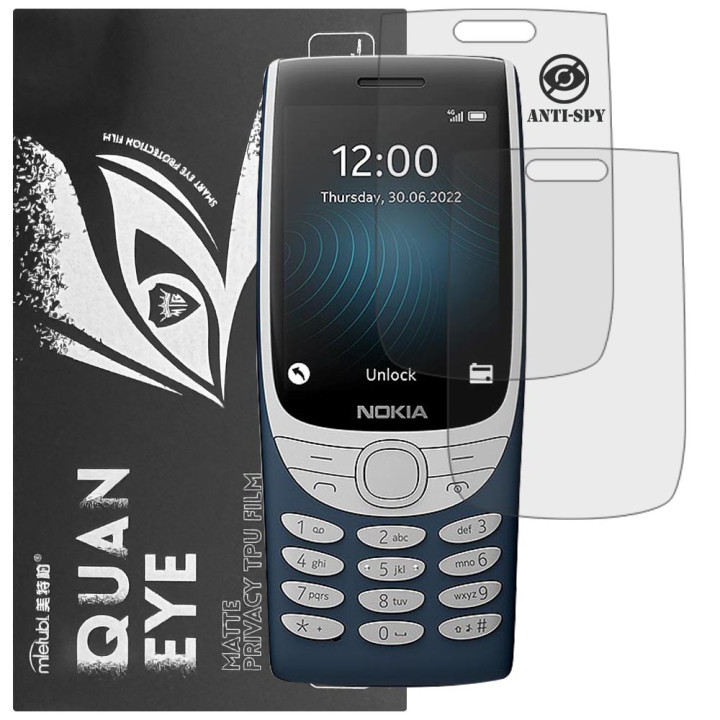 Гідрогелева плівка антишпигун матова Mietubl Quantum Eye Privacy для Nokia 8210 4G