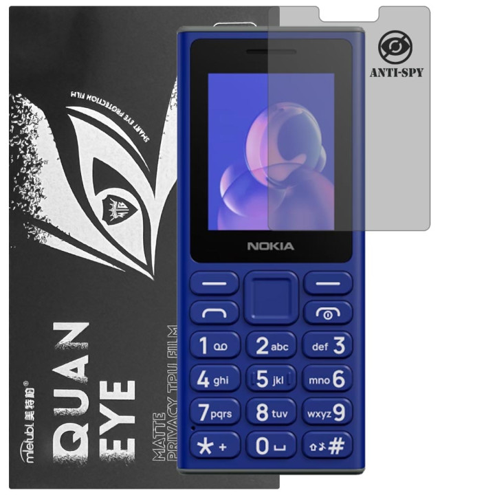 Гідрогелева плівка антишпигун матова Mietubl Quantum Eye Privacy для Nokia 105 (2024)