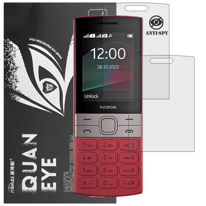 Гідрогелева плівка антишпигун матова Mietubl Quantum Eye Privacy для Nokia 150 (2023)