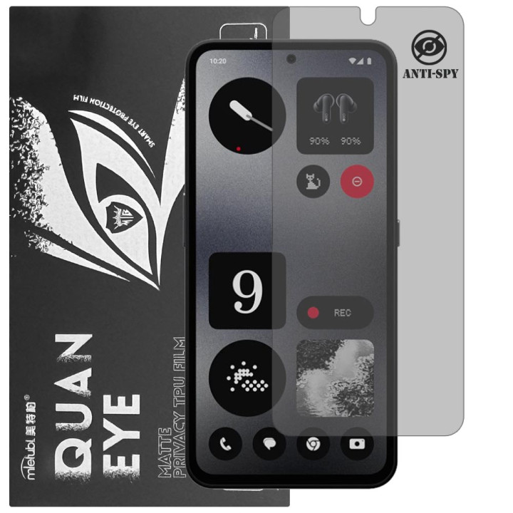 Гідрогелева плівка антишпигун матова Mietubl Quantum Eye Privacy для Nothing CMF Phone 1