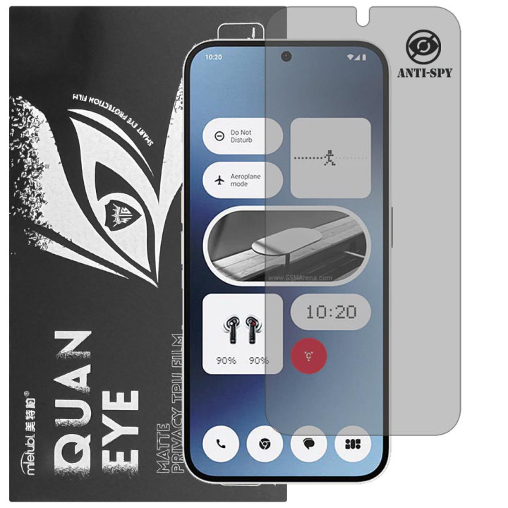 Гідрогелева плівка антишпигун матова Mietubl Quantum Eye Privacy для Nothing Phone (2a)