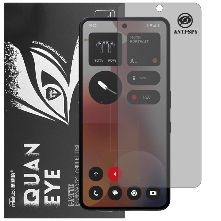 Гідрогелева плівка антишпигун матова Mietubl Quantum Eye Privacy для Nothing Phone (3a) Pro