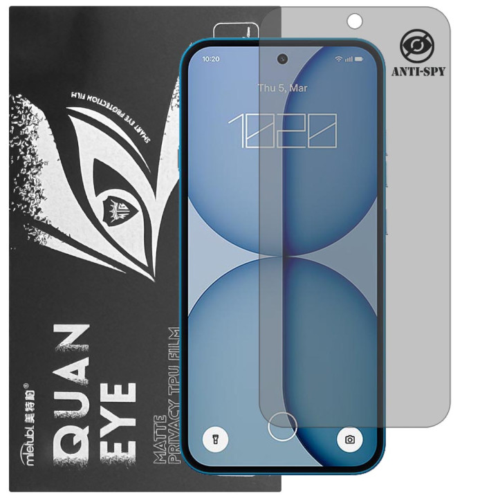 Гідрогелева плівка антишпигун матова Mietubl Quantum Eye Privacy для Nothing Phone (4a)