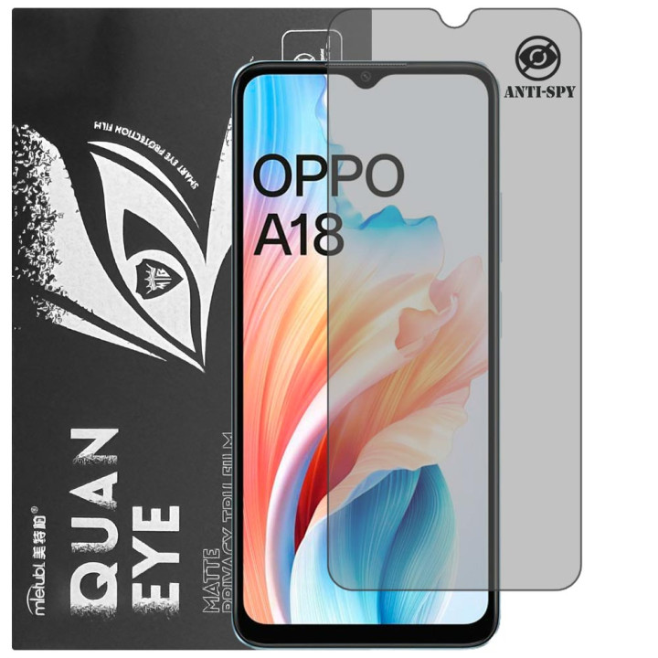 Гідрогелева плівка антишпигун матова Mietubl Quantum Eye Privacy для OPPO A18