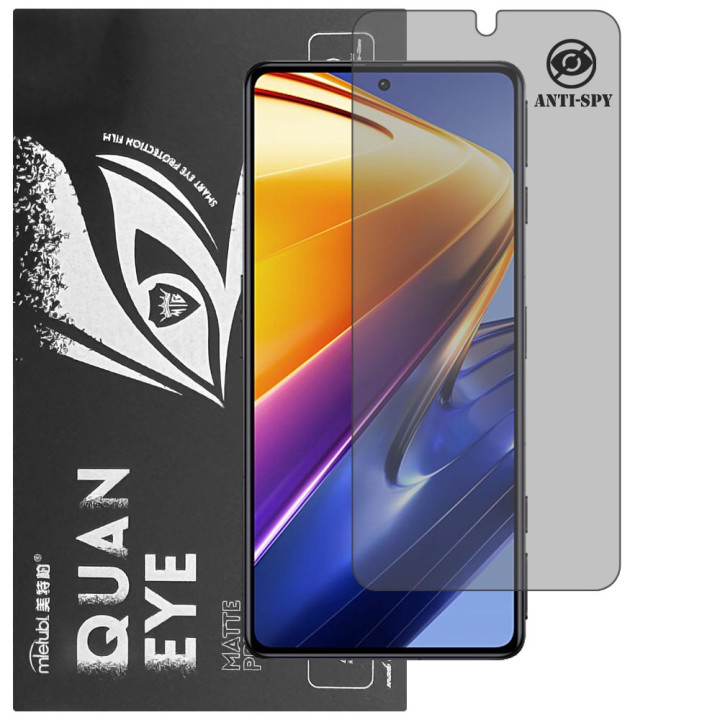 Гідрогелева плівка антишпигун матова Mietubl Quantum Eye Privacy для POCO F4 GT