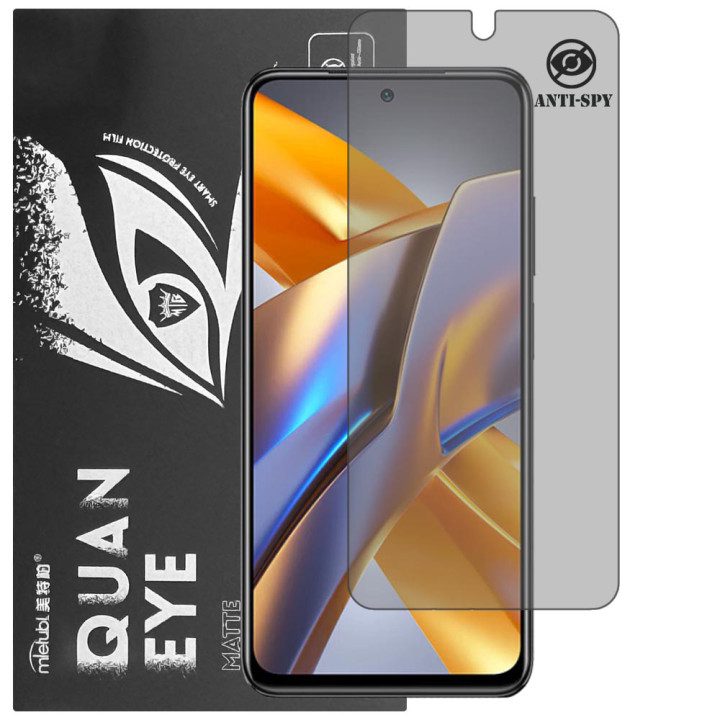 Гідрогелева плівка антишпигун матова Mietubl Quantum Eye Privacy для POCO M5s