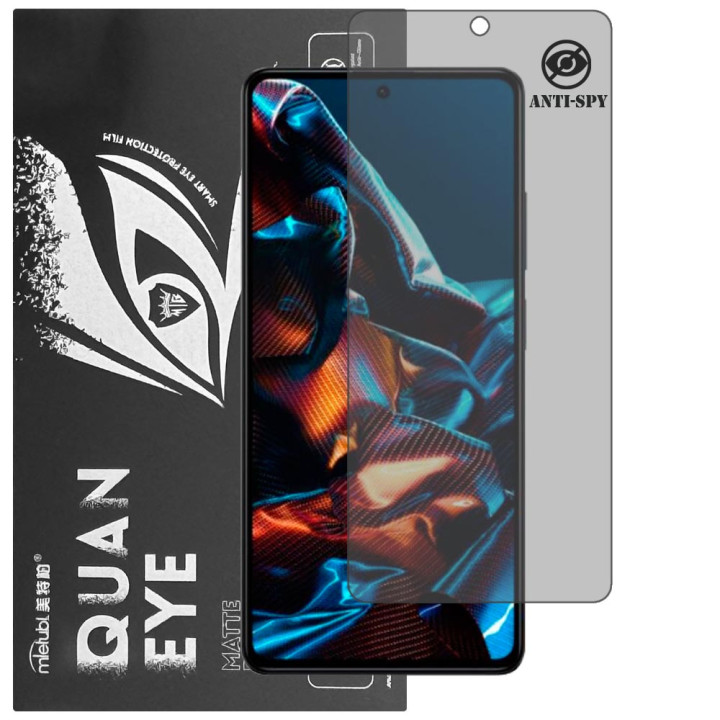 Гідрогелева плівка антишпигун матова Mietubl Quantum Eye Privacy для POCO X5 Pro