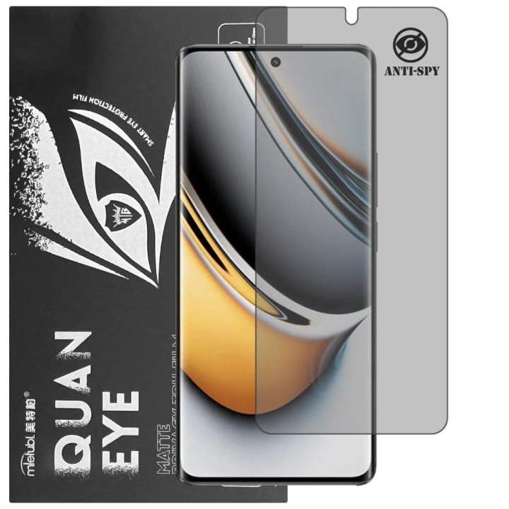 Гідрогелева плівка антишпигун матова Mietubl Quantum Eye Privacy для Realme 11 Pro+