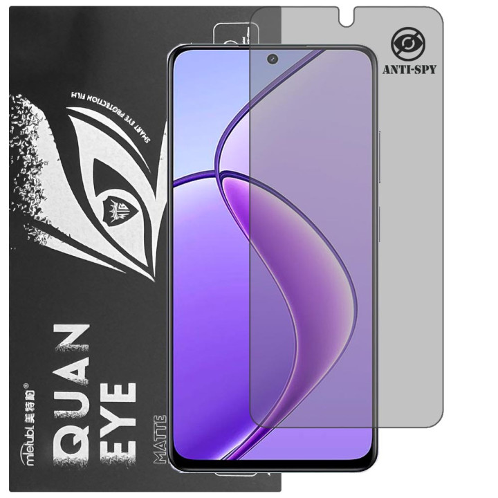 Гідрогелева плівка антишпигун матова Mietubl Quantum Eye Privacy для Realme 12 4G