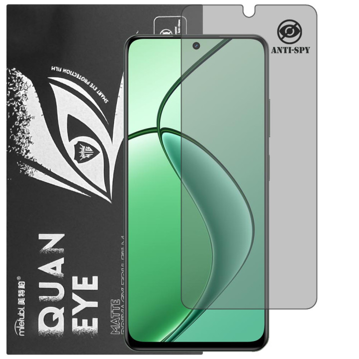 Гідрогелева плівка антишпигун матова Mietubl Quantum Eye Privacy для Realme 12 5G