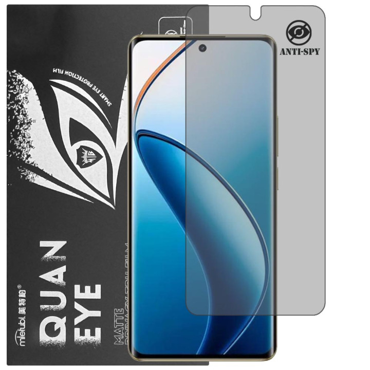 Гідрогелева плівка антишпигун матова Mietubl Quantum Eye Privacy для Realme 12 Pro