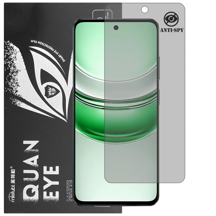 Гідрогелева плівка антишпигун матова Mietubl Quantum Eye Privacy для Realme P3 Lite