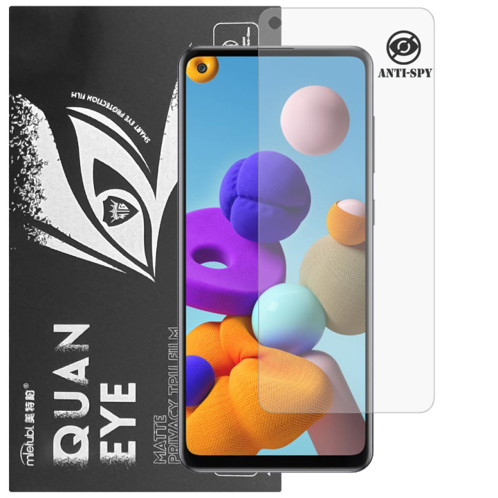 Гідрогелева плівка антишпигун матова Mietubl Quantum Eye Privacy для Samsung Galaxy A21s