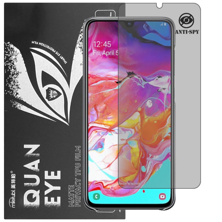 Гідрогелева плівка антишпигун матова Mietubl Quantum Eye Privacy для Samsung Galaxy A70