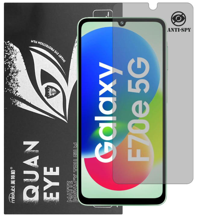 Гідрогелева плівка антишпигун матова Mietubl Quantum Eye Privacy для Samsung Galaxy F70e 5G