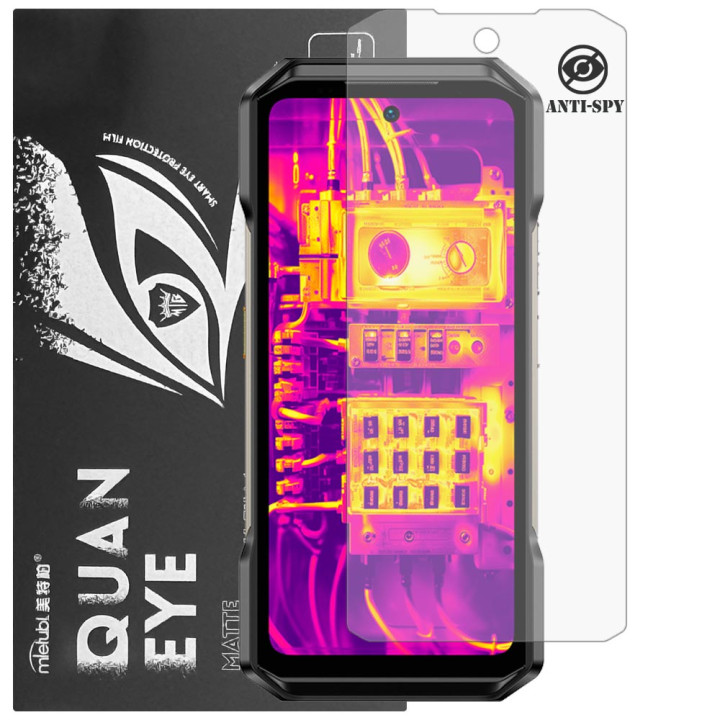 Гідрогелева плівка антишпигун матова Mietubl Quantum Eye Privacy для Ulefone Armor 27T Pro