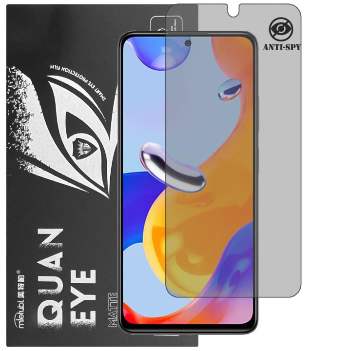 Гідрогелева плівка антишпигун матова Mietubl Quantum Eye Privacy для Redmi Note 11 Pro