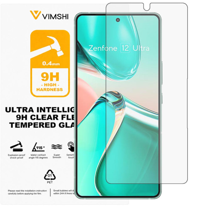 Противоударная защитная пленка Vimshi Ultra 9H Clear Flex для ASUS Zenfone 12 Ultra