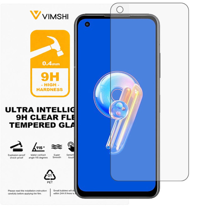 Противоударная защитная пленка Vimshi Ultra 9H Clear Flex для ASUS Zenfone 9
